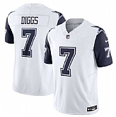 Men & Women & Youth Dallas Cowboys #7 Trevon Diggs White 2023 F.U.S.E. Vapor Limited Stitched Football Jersey,baseball caps,new era cap wholesale,wholesale hats